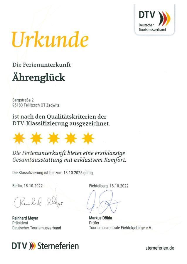 Chalet-Ferienwohnung Aehrenglueck, 70 Qm, Wellness/Fitness/Sauna - Bergroedelhof Feilitzsch Exterior foto